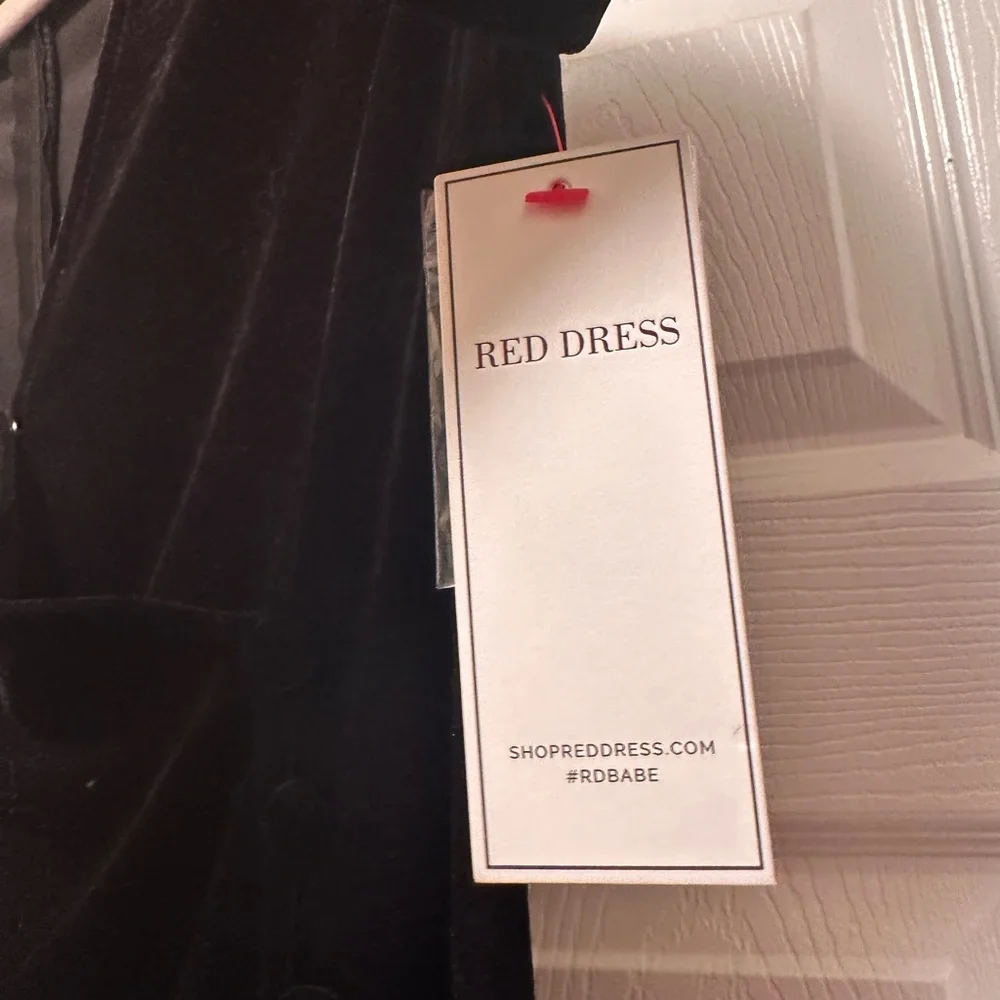 NWT It’s Just A Crush Velvet Mini Dress - Picture 5 of 5